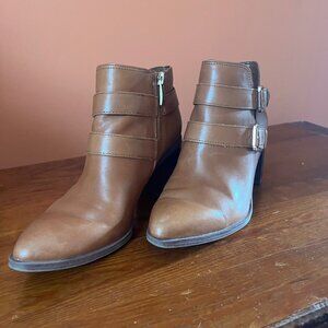 Franco Sarto Leather Ankle Boots